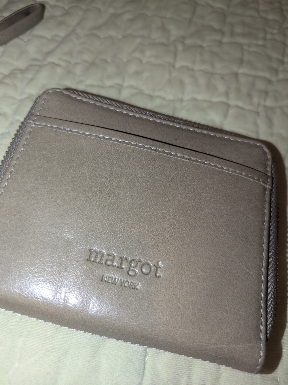 margot Light Pink Zip Wallet